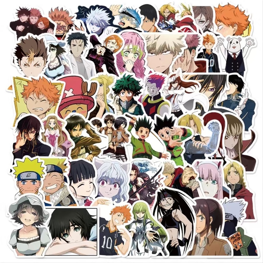 Anime waterproof stickers